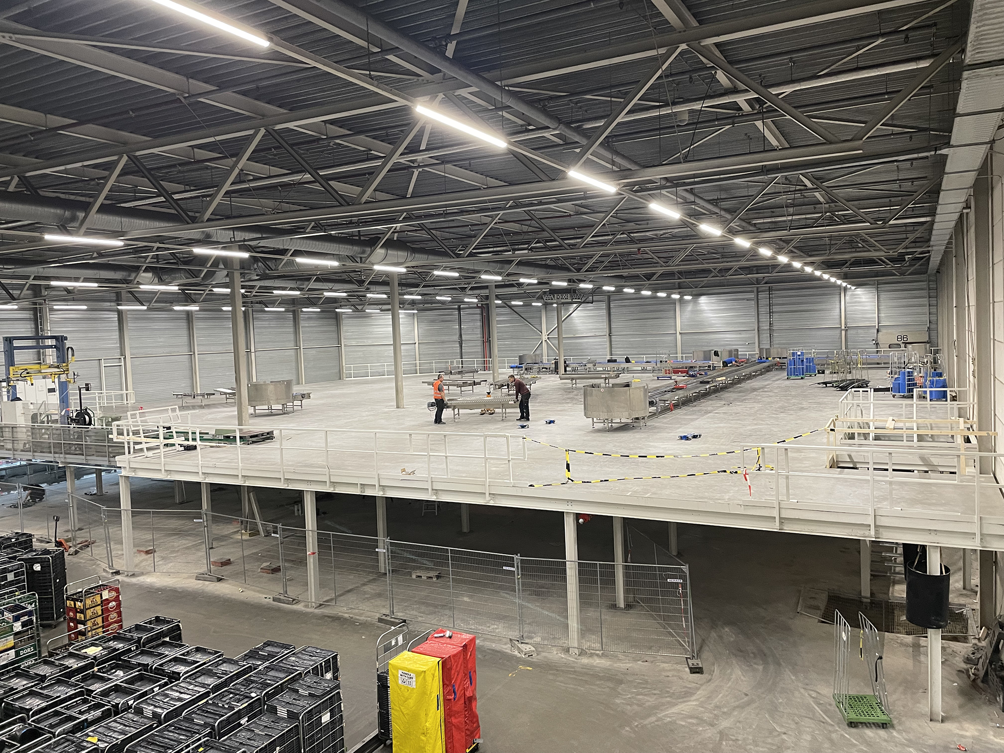 Nieuwe entresolvloer Jumbo na
